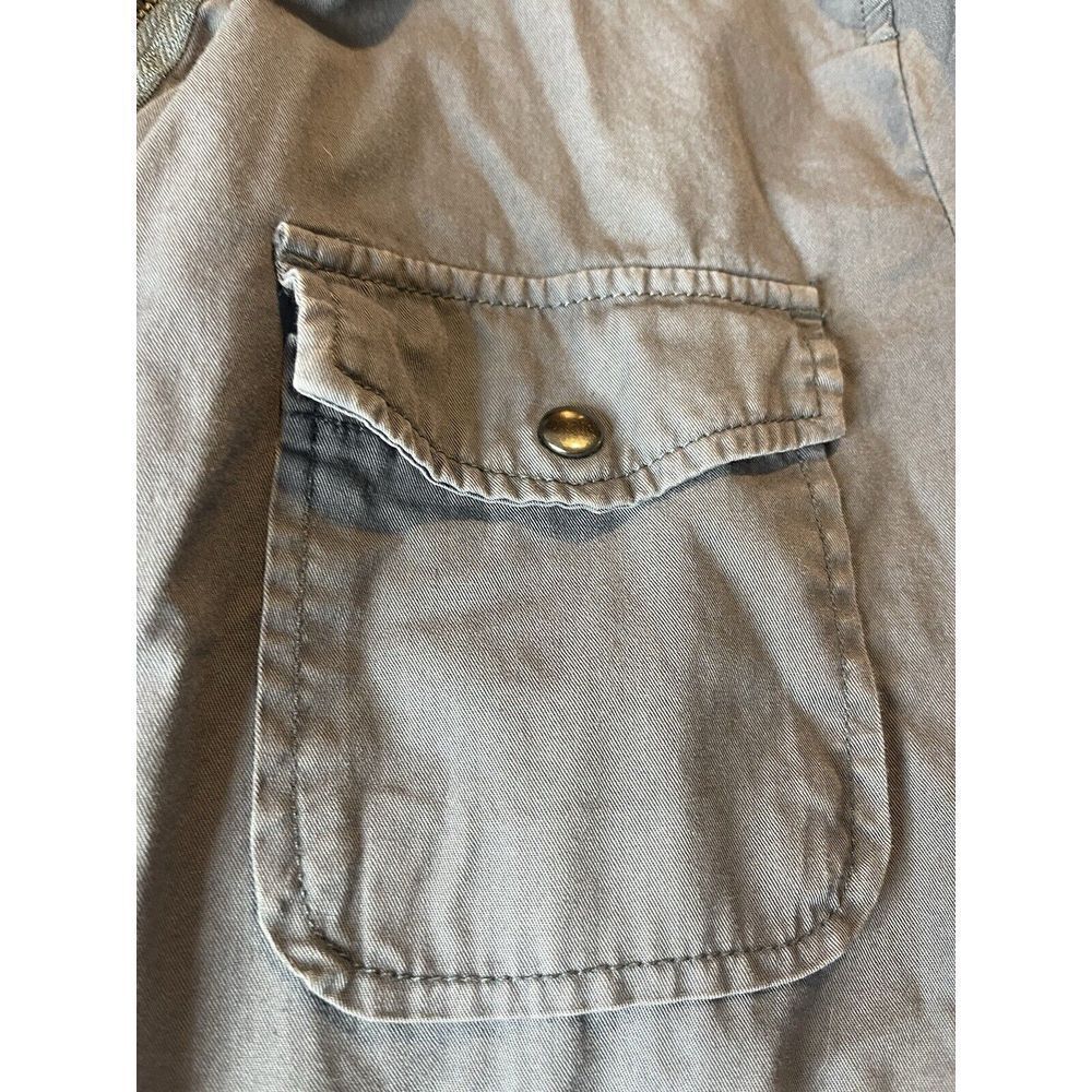 Lily Aldridge for Velvet Graham Spenser Womens Utility Dark Blue Jacket Size S - Picture 5 of 11